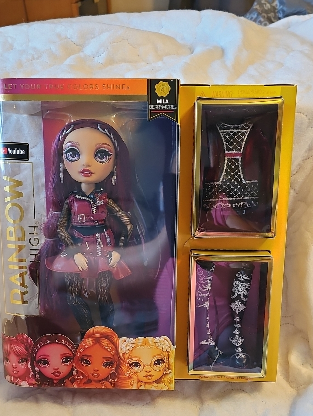 Rainbow High Mila Berrymore Fashion Doll – Plum Purple Outfit